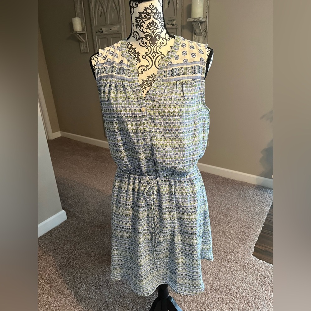 GAP Blue and White Floral Dress